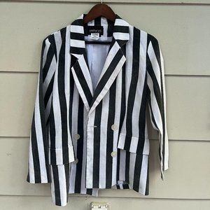 Vintage Striped Blazer